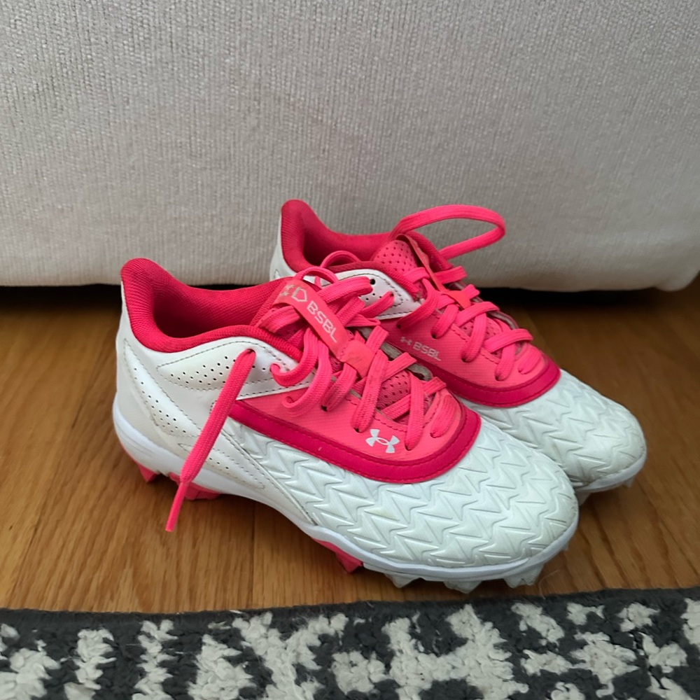 Under Armour Kids' Sneakers in Pink and White